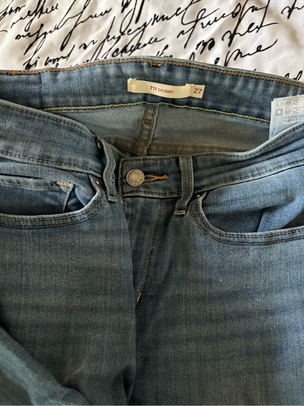 Levi's Light Blue Skinny Jeans